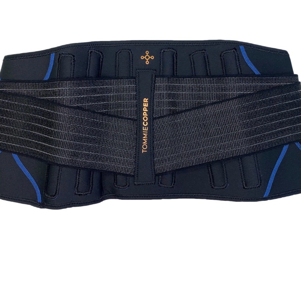 Tommie Copper Adjustable Compression Back Brace Black - Large/XL NEW